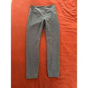 prAna Charcoal Grey Heather Leggings Medium Yoga Athleisure Gorpcore Minimalist
